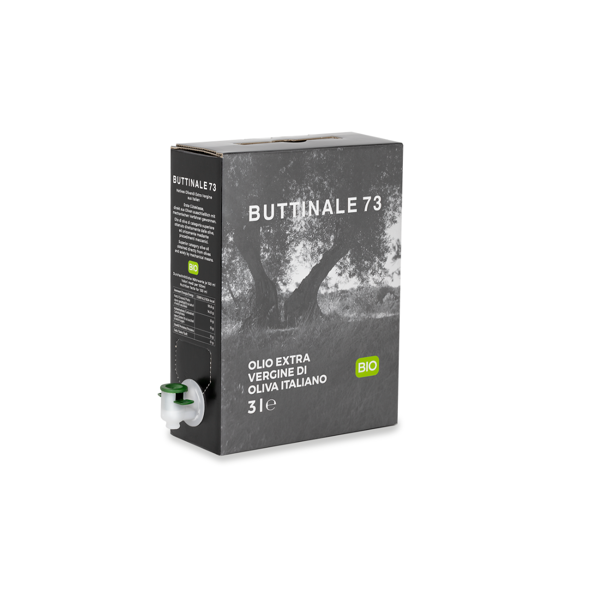 Bio olio di oliva italiano
